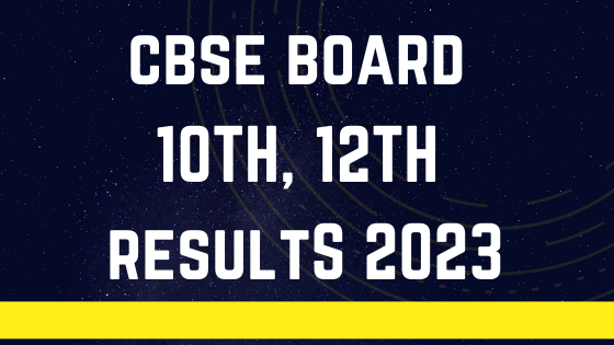 cbse board class 10 and 12 result 2023