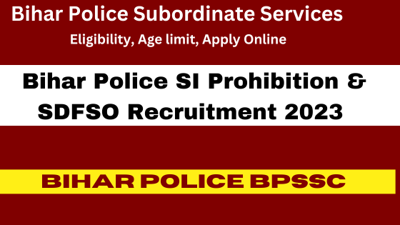 bihar police recruitment 2023 SARKARI RESULT
