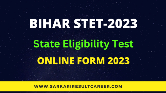 Bihar State Eligibility Test BSEB 2023 SARKARI RESULT